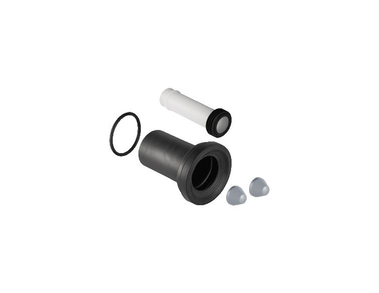 Geberit aansluitgarnituur PE 185mm afvoer 90mm toevoer 102mm
