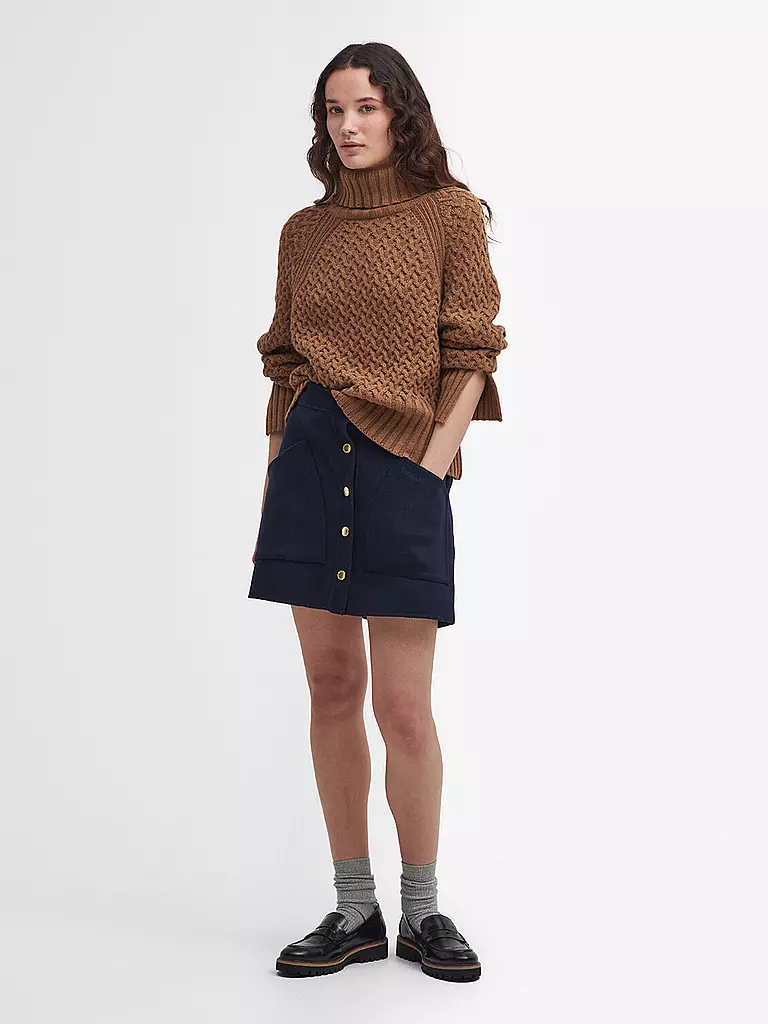 BARBOUR Rollkragenpullover MALTON camel