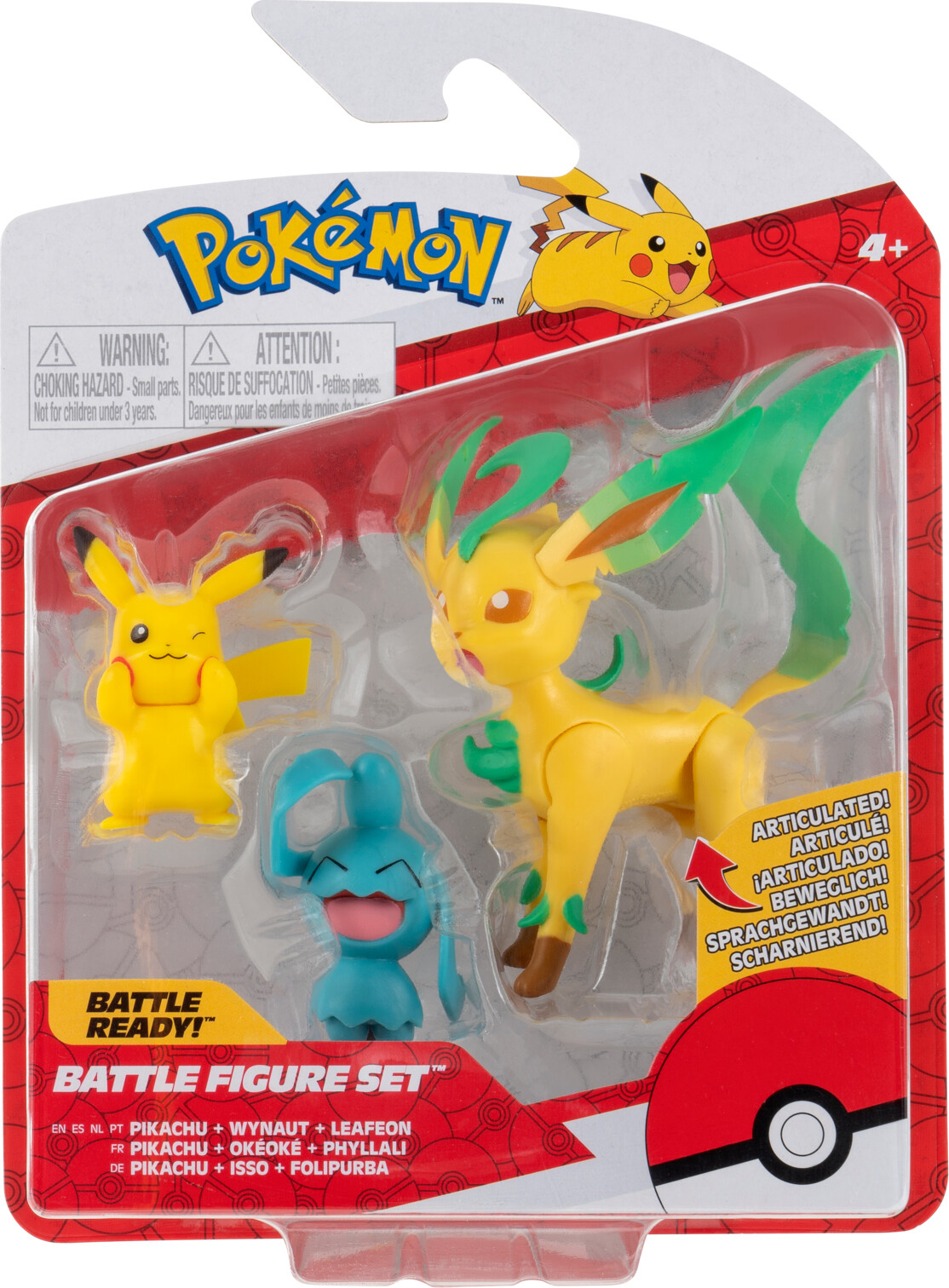 Pokémon - Battle Figurer - 3-Pak - Assorteret