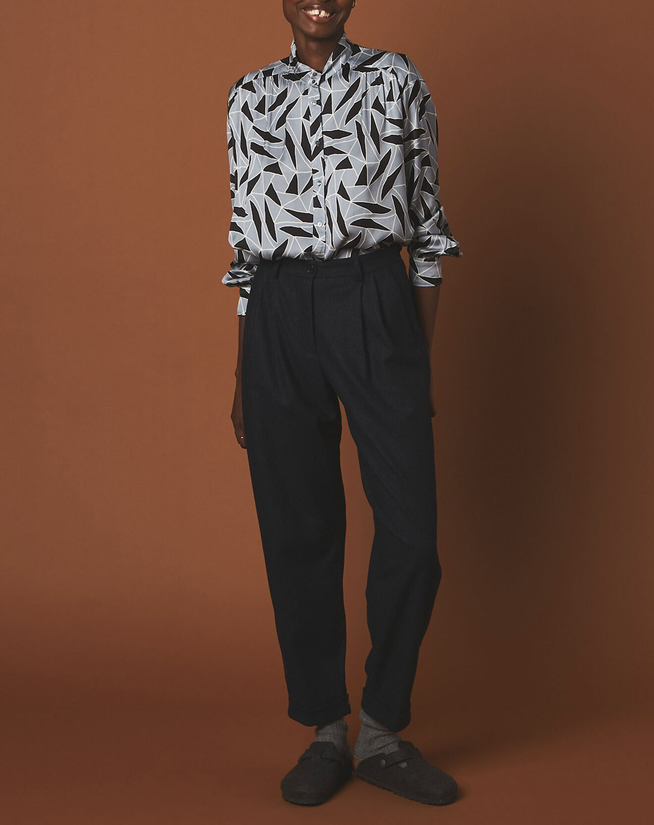 Hartford Blouse Cook light grey