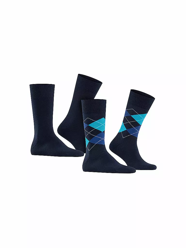BURLINGTON Herren Socken EVERYDAY 2-er Pkg. 40-46 marine blau