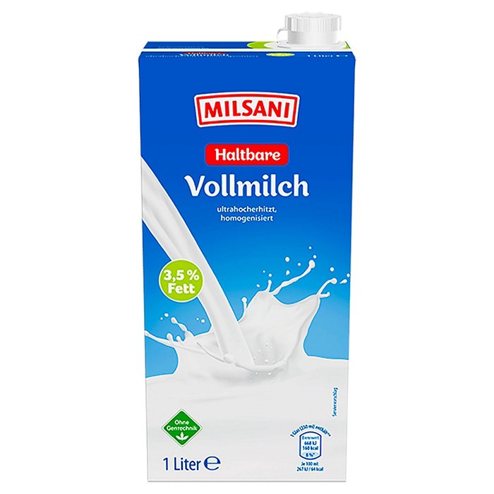 MILSANI Haltbare Vollmilch 1 l