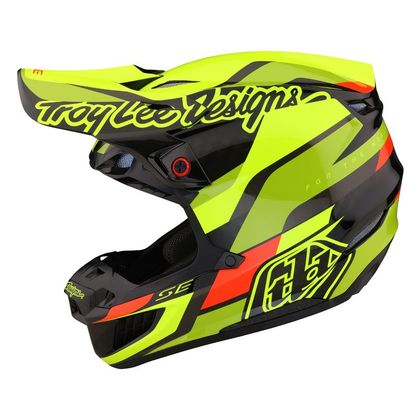 Casque cross TroyLee design SE5 ECE CARBON OMEGA MIPS 2023 - Noir / Jaune