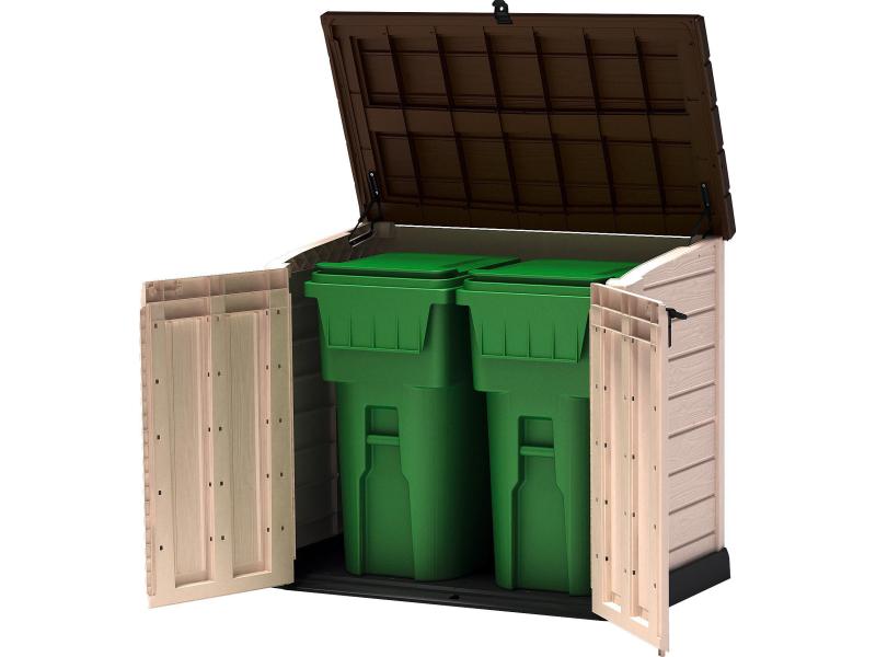 Keter Gartenschrank KST Store It Out MAX Beige/Braun Aufbewahrungsschrank