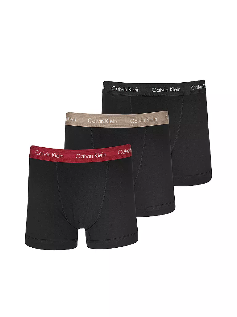 CALVIN KLEIN Pants 3er Pkg black schwarz