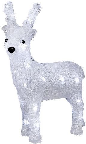 Konstsmide - Acryl Rendier - Kerstverlichting - Wit - 24 Diodes