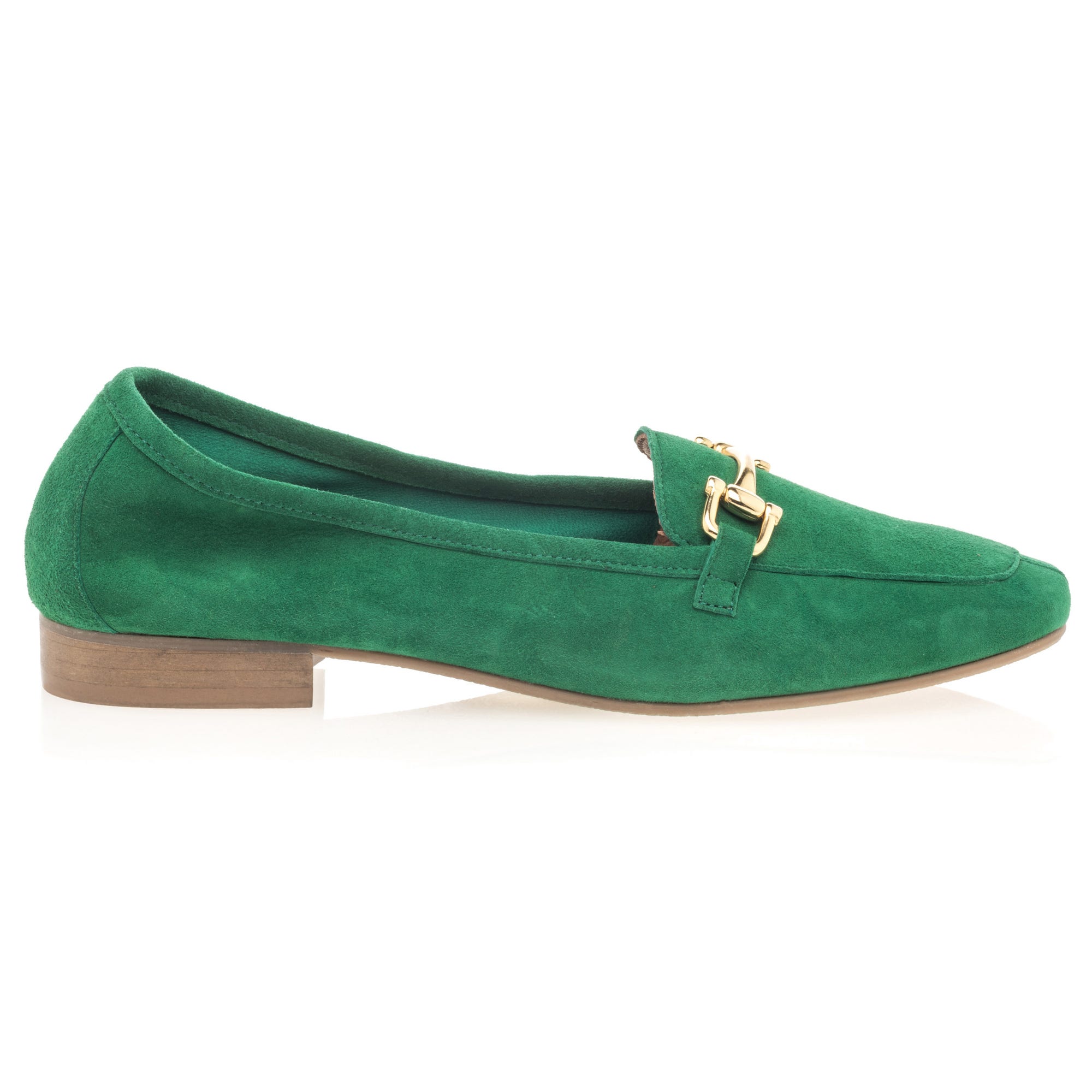 Mocassins Femme en cuir vert