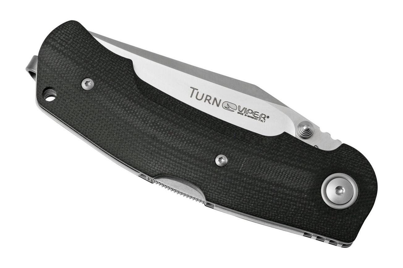 Viper Turn V5988GB Black G10 zakmes, Fabrizio Silvestrelli design