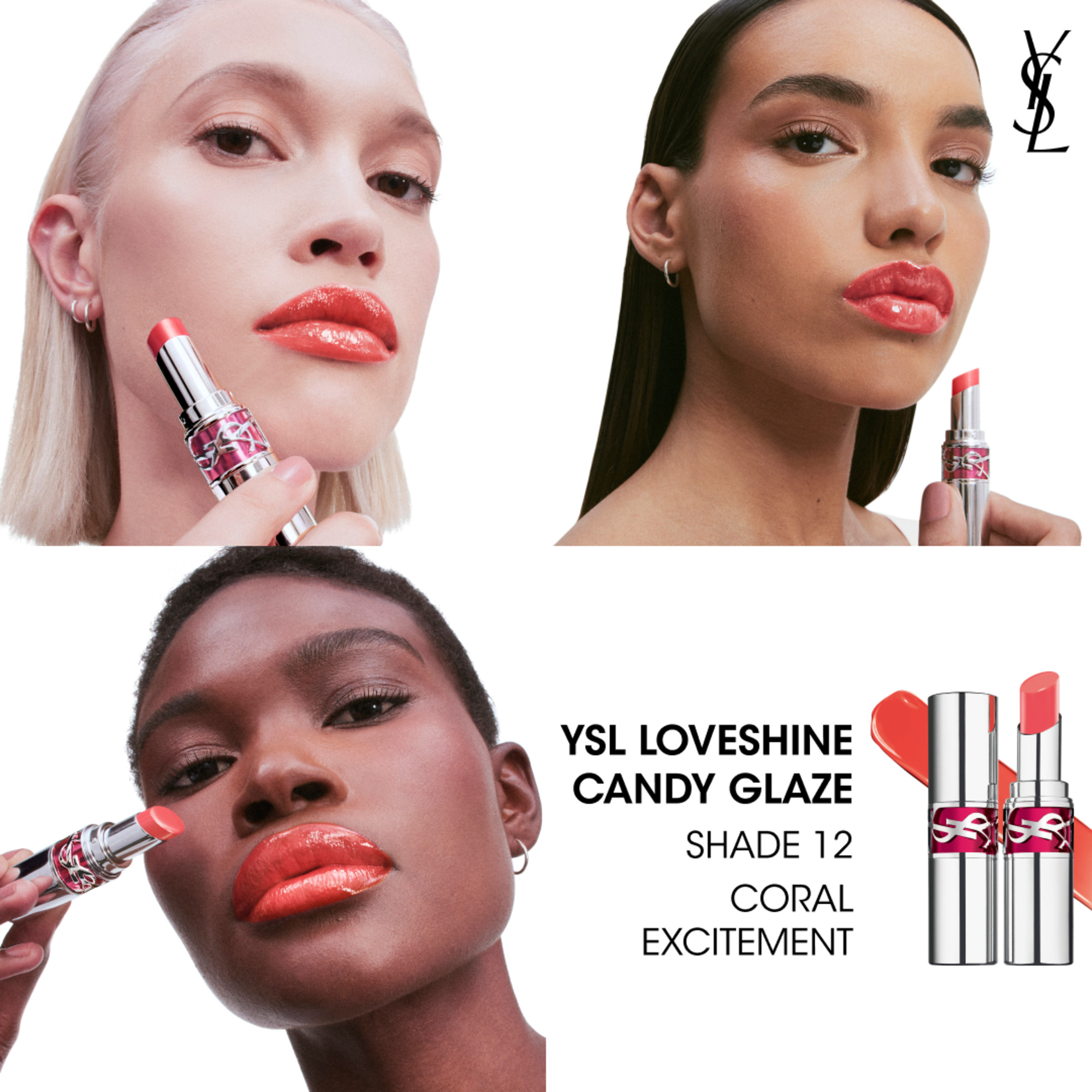 YVES SAINT LAURENT Rouge Volupte Candy Glaze Lipgloss 12 3.2 g