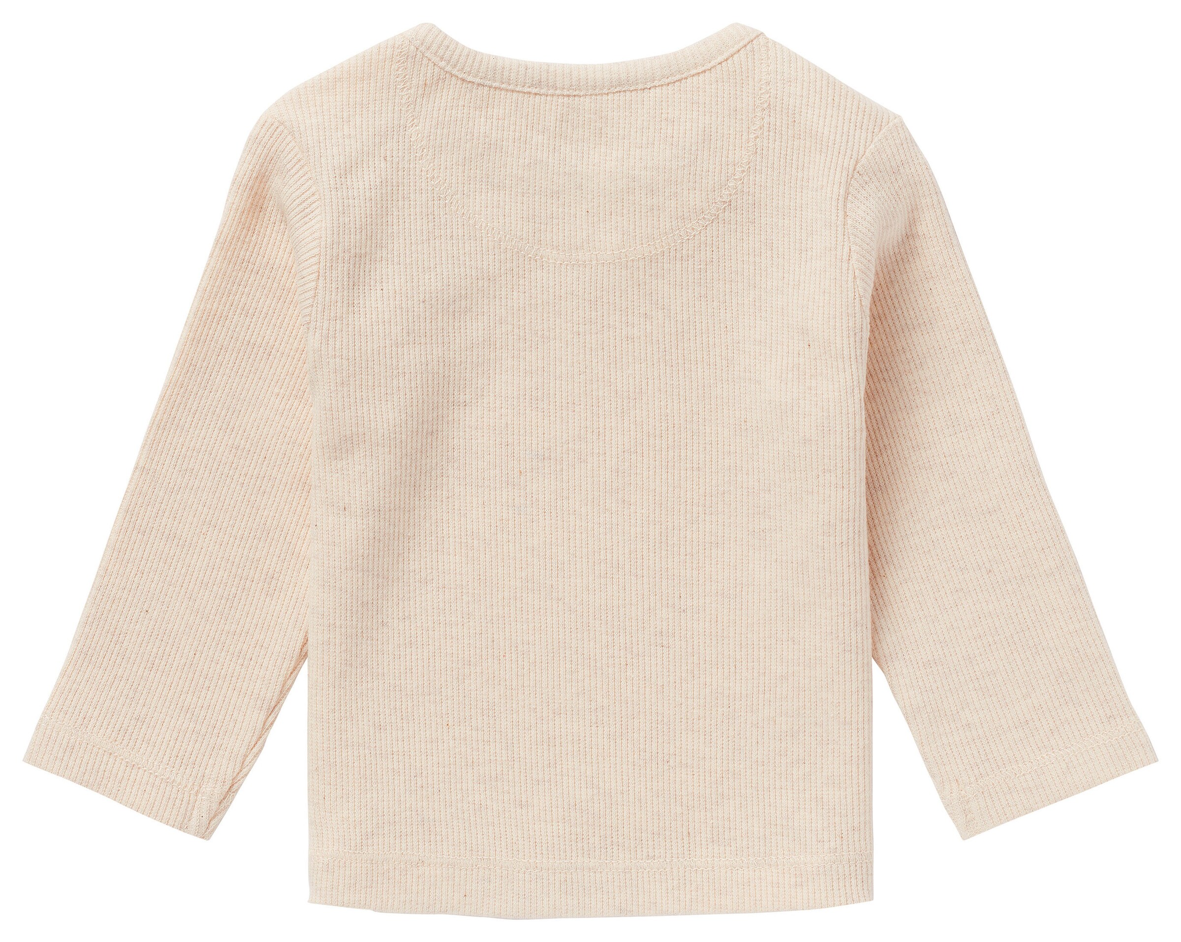 Noppies Baby Langarmshirt Natal Oatmeal
