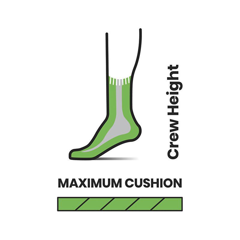 Mountaineer Max Cushion Tall Crew Socks - Chaussettes en laine mérinos
