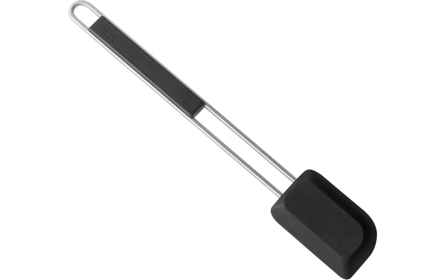 Teigschaber Essential Schwarz/SilberSilikonschaber für beschichtete Pfannen