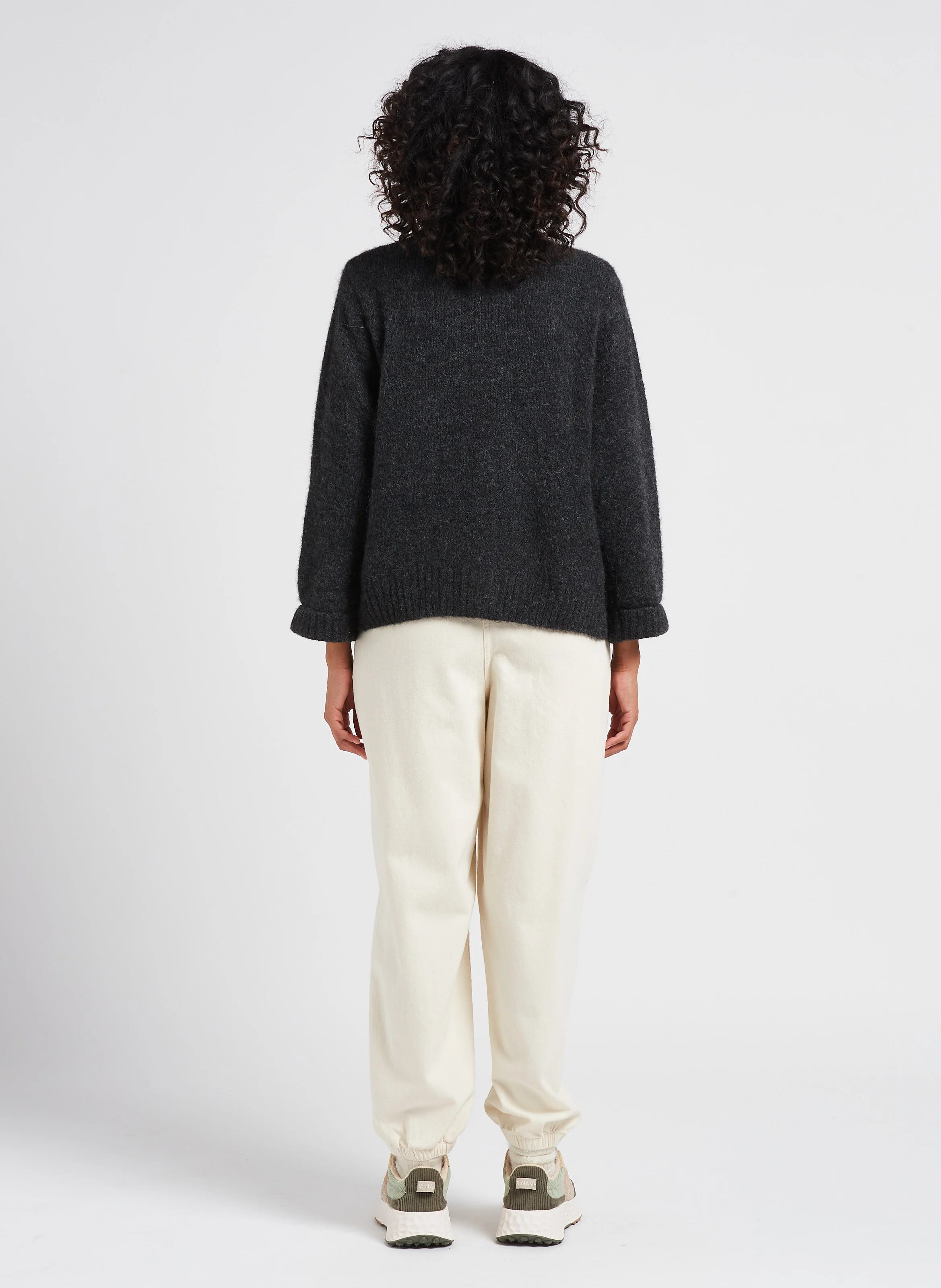 EAST - Gilet col V ample| Gris