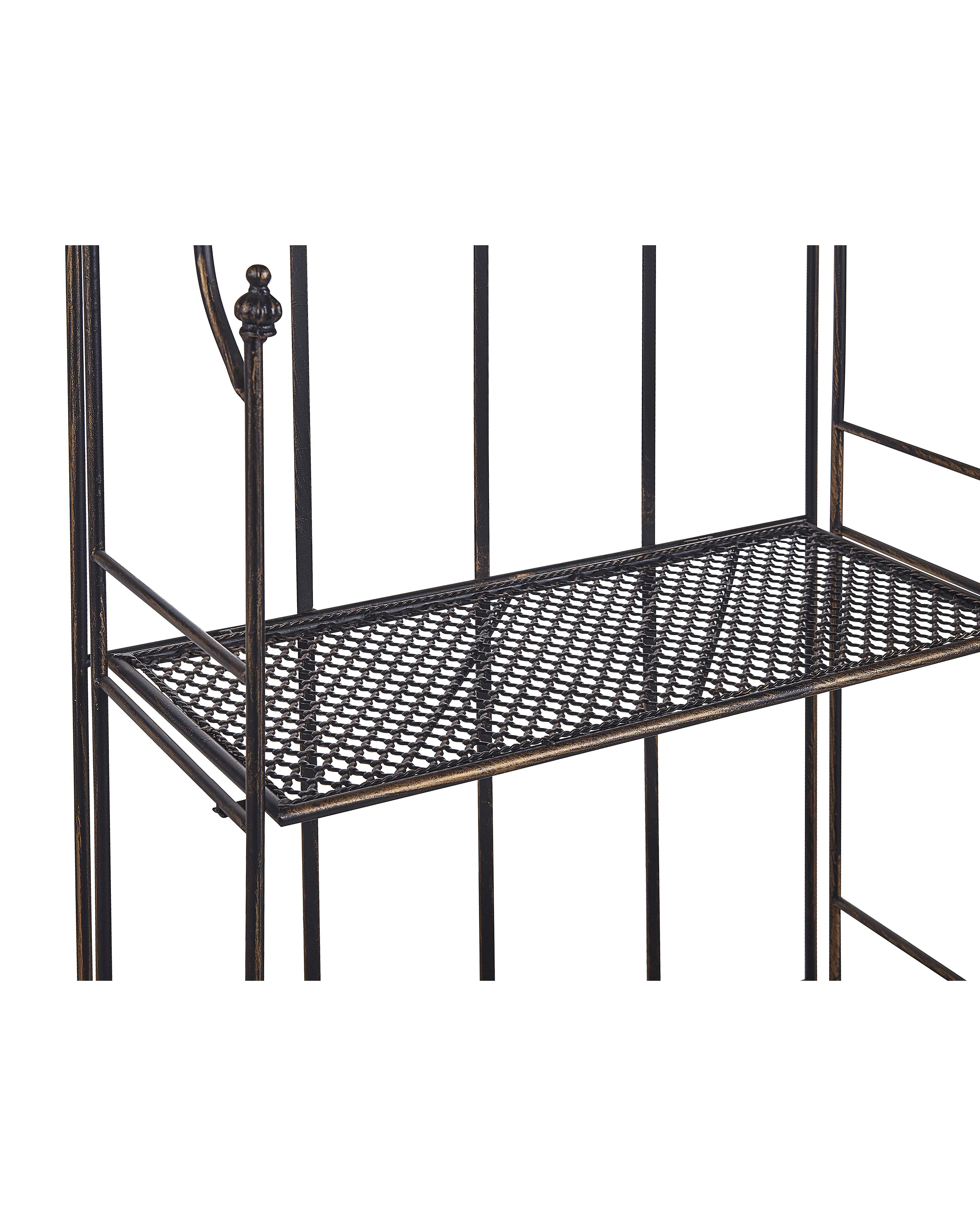 Rek ISERNIA Metaal 61 cm 29 cm Zwart