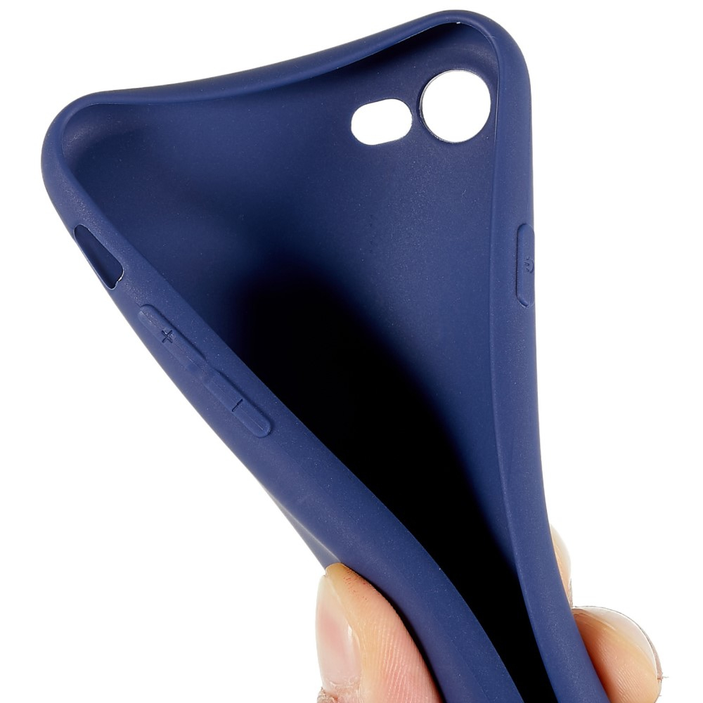iPhone SE (2022/2020) / 8 / 7 Gummi Case Hülle Slim Design - Saphir (Matt)