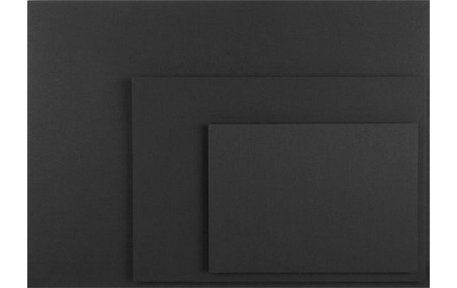 Tonzeichenpapier 35 x 50 cm, 120 g/m², 100 Stück, SchwarzBastelpapier in der Grosspackung