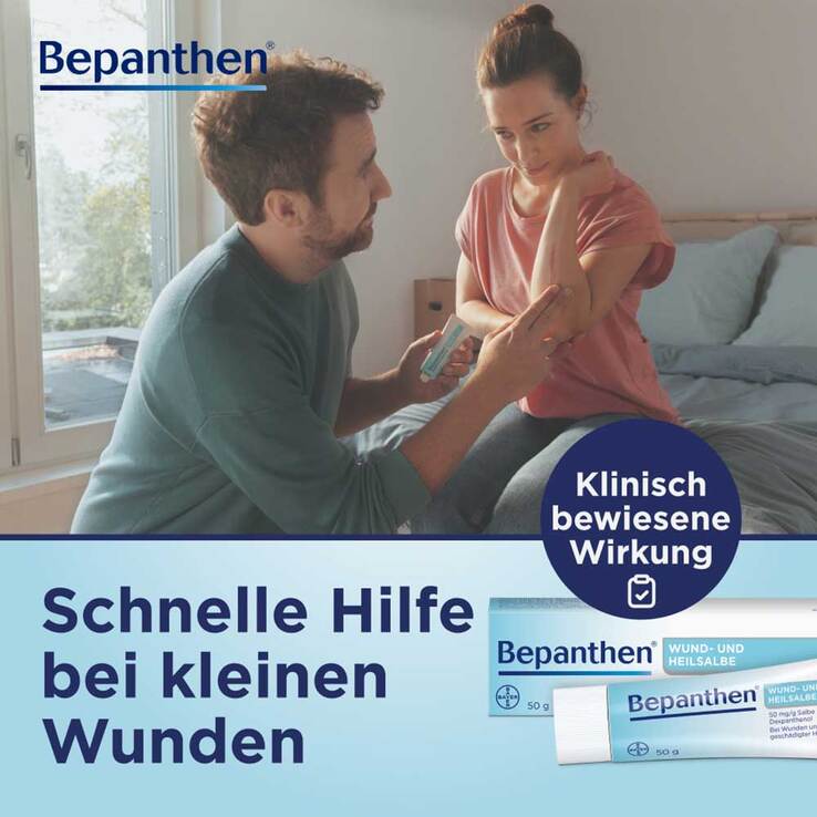 Bepanthen Wund- und Heilsalbe bei oberflächlichen Hautverletzungen, 2x20  g