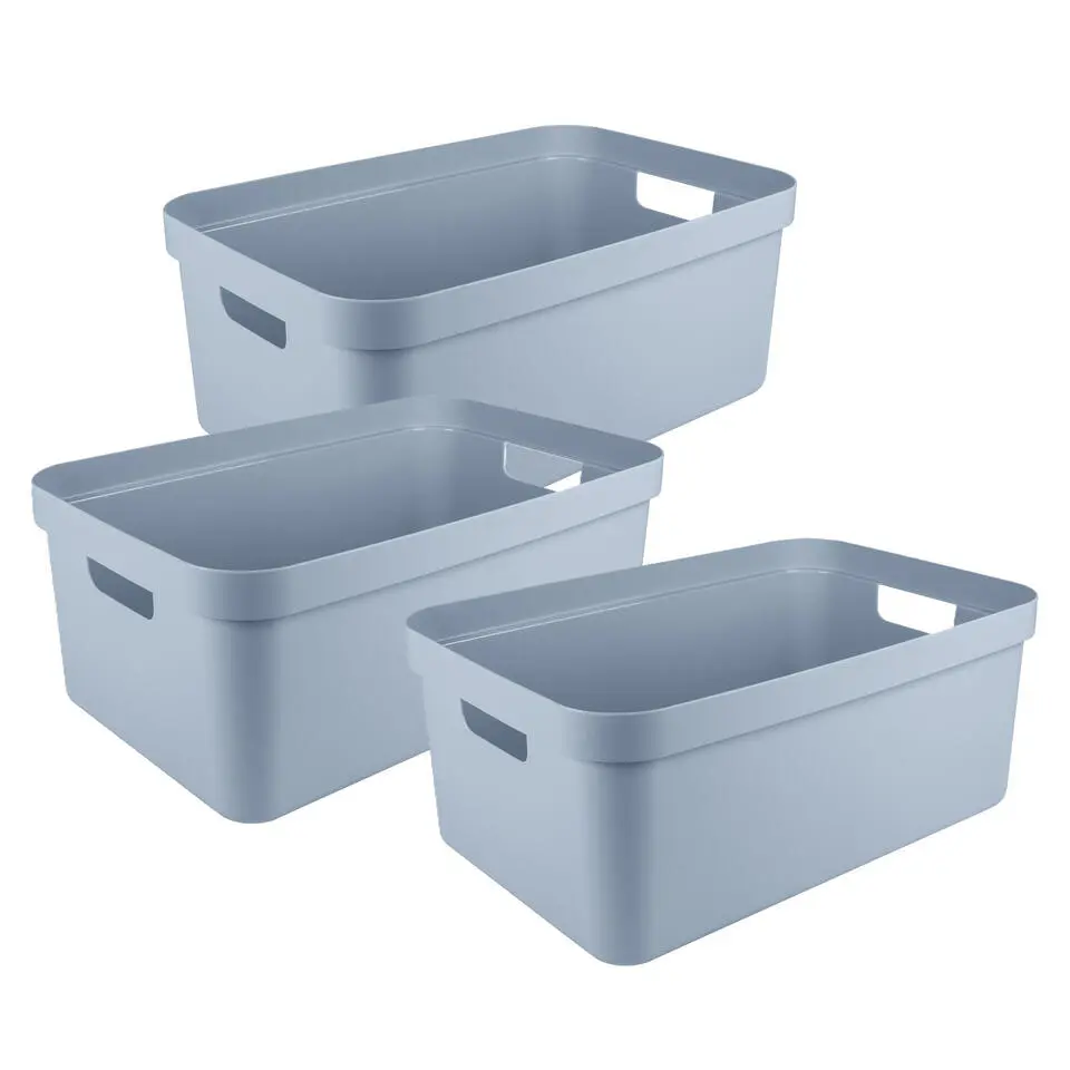 Sunware opbergbox Sigma - kunststof - 45L - lichtblauw