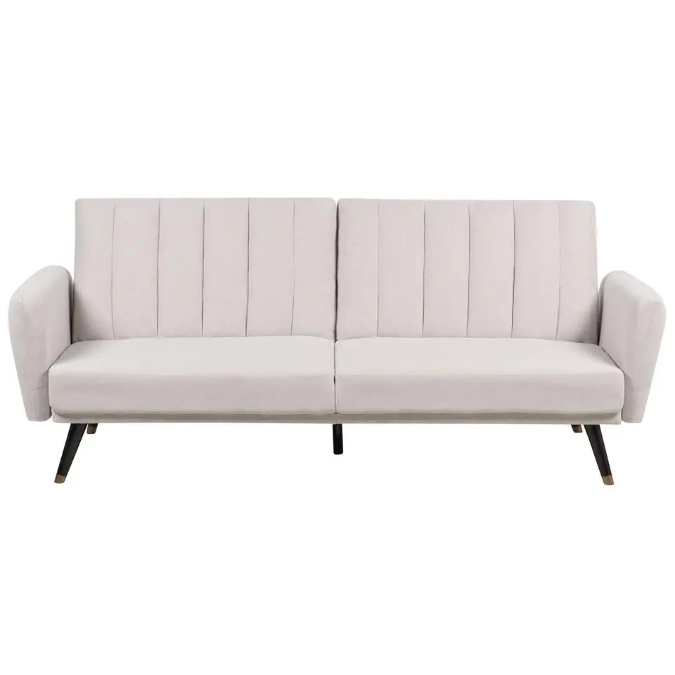 VIMMERBY - Slaapbank - Beige - Polyester