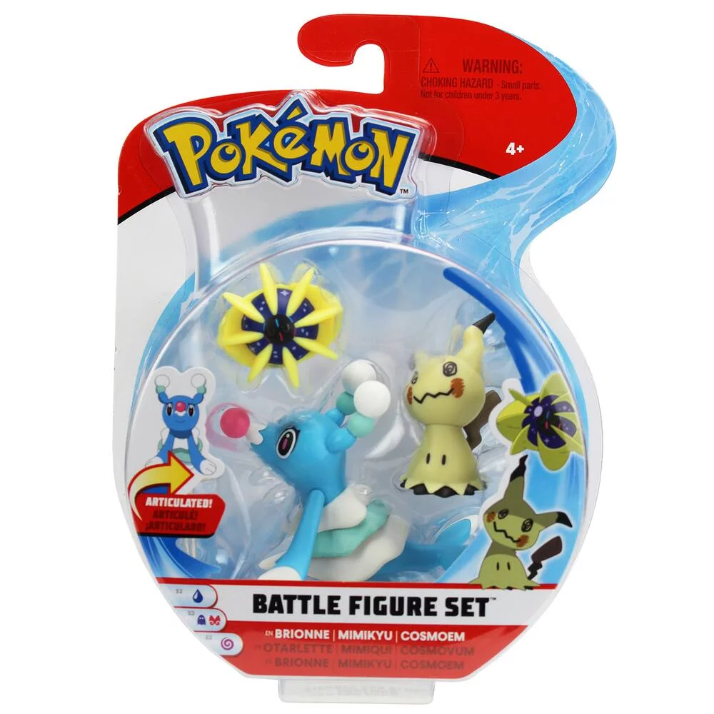 POKEMON - PACK DE 3 FIGURINES