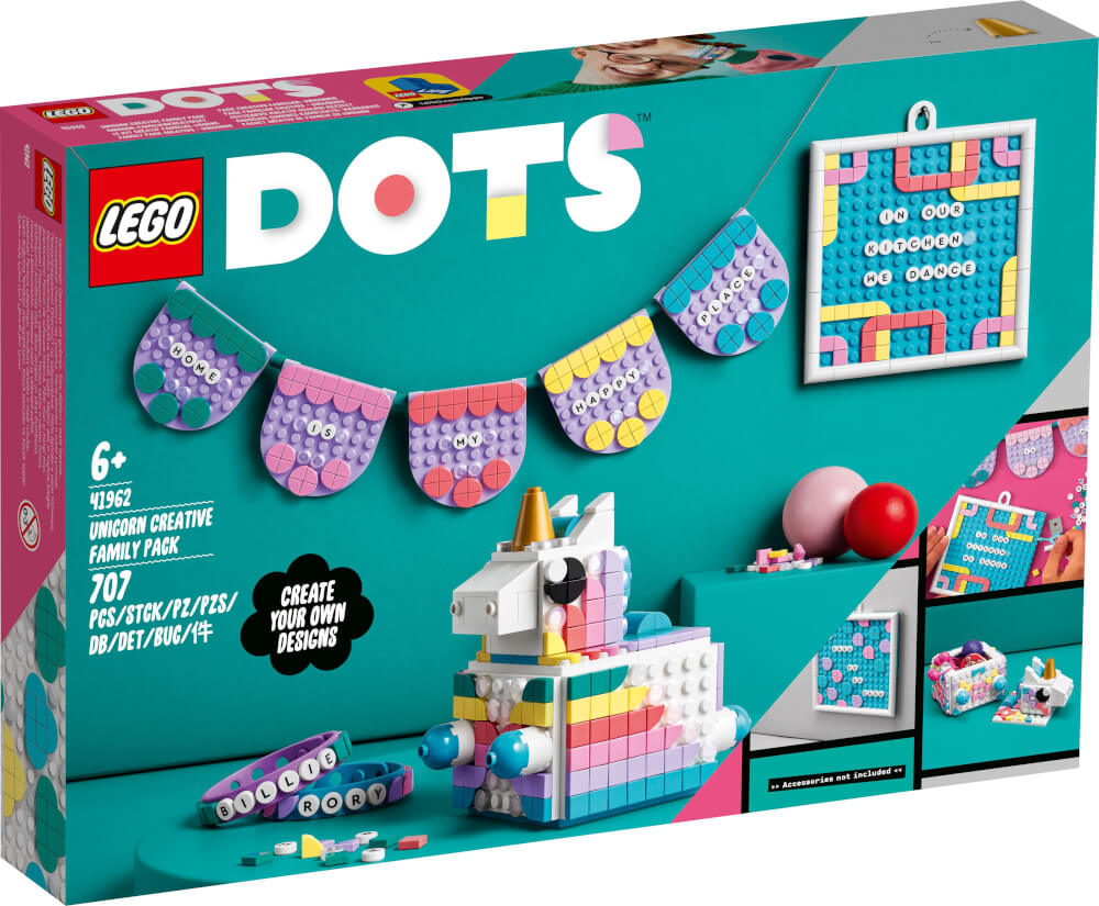 LEGO® DOTS 41962 Einhorn Familienkreativset