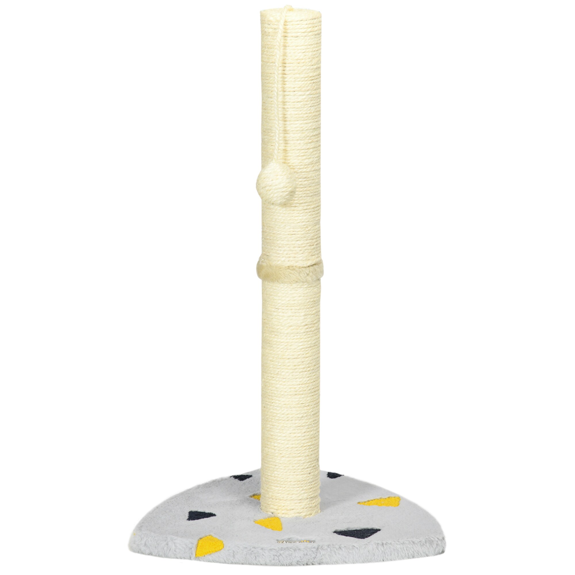 PawHut Kratzbaum mit Spielball grau 35L x 35B x 62H cm