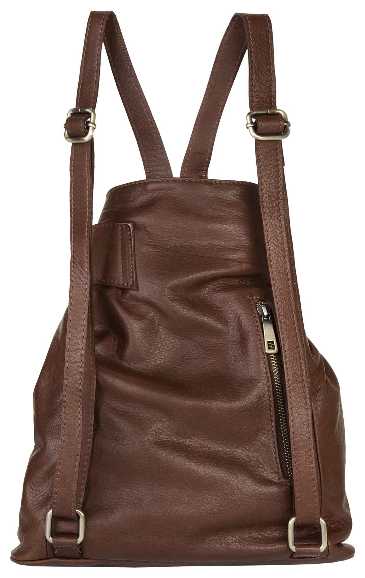 Piké Cityrucksack echt Leder, Made in Italy