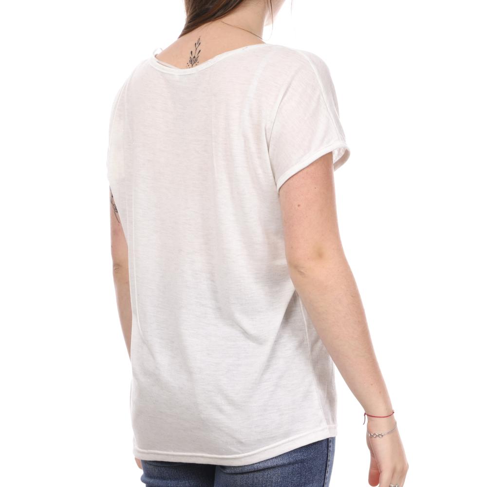 Teddy Smith T-shirt Blanc Femme Teddy Smith Tribeca
