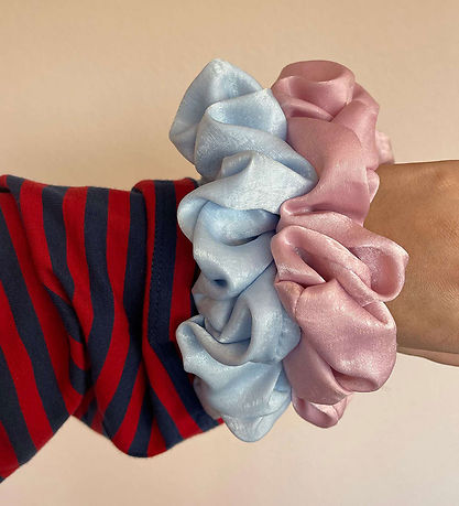By Stær Scrunchie - Isabella - 18 cm - Hellblau