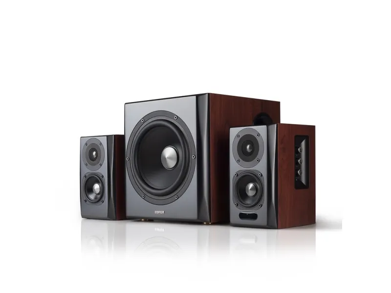 Edifier S350DB - Højttalersystem - 2.1-kanal - trådløs - Bluetooth - 150 Watt (Total)