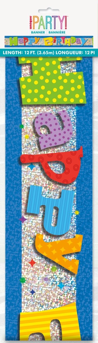 Happy Birthday Banner 3,65m