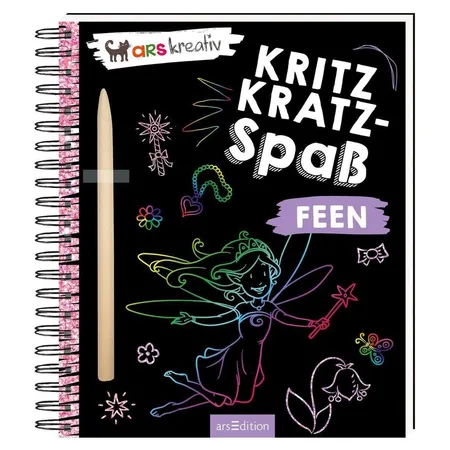 ars Edition Kritzkratz Spaß: Feen