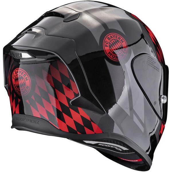 Scorpion - Casque Exo-R1 Evo Air FC Bayern Noir / Rouge