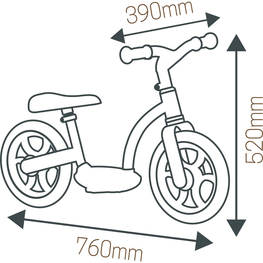 SmobySmoby   Laufrad Balance Comfort grün