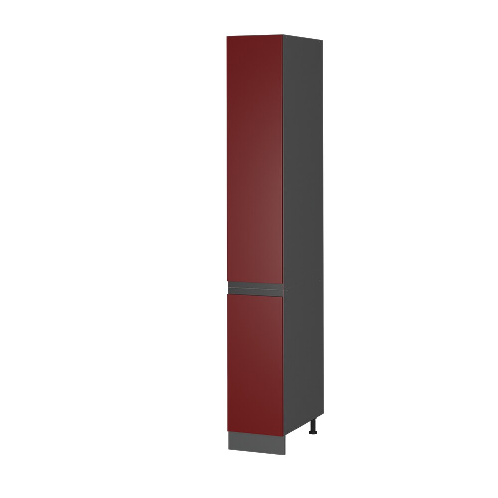 Vicco Apothekerhochschrank Küchenschrank Küchenmöbel R-Line J-Shape Anthrazit Rot 30 cm modern