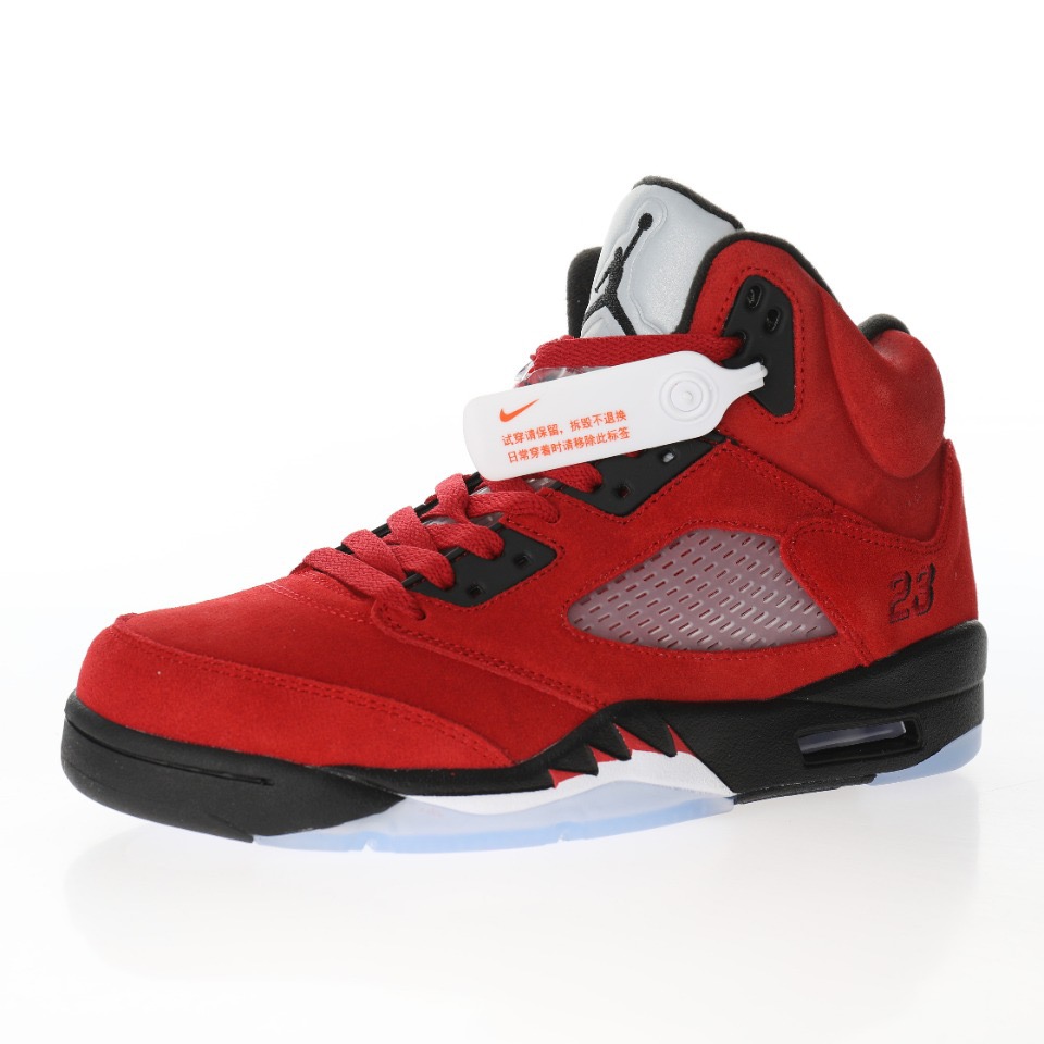 Jordan 5 Retro Raging Bull Red （Wood Box）