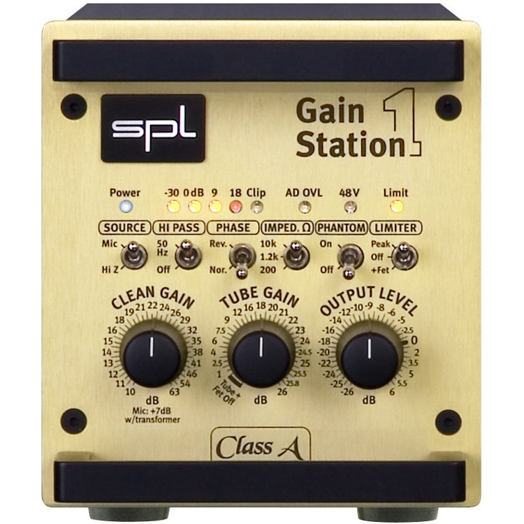 SPL Gain Station 1 Premium mono voorversterker inclusief Lundahl ingang