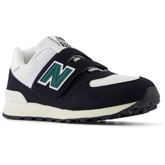 New Balance 574 V1 Sportschuhe Black / Marsh Green Kinder