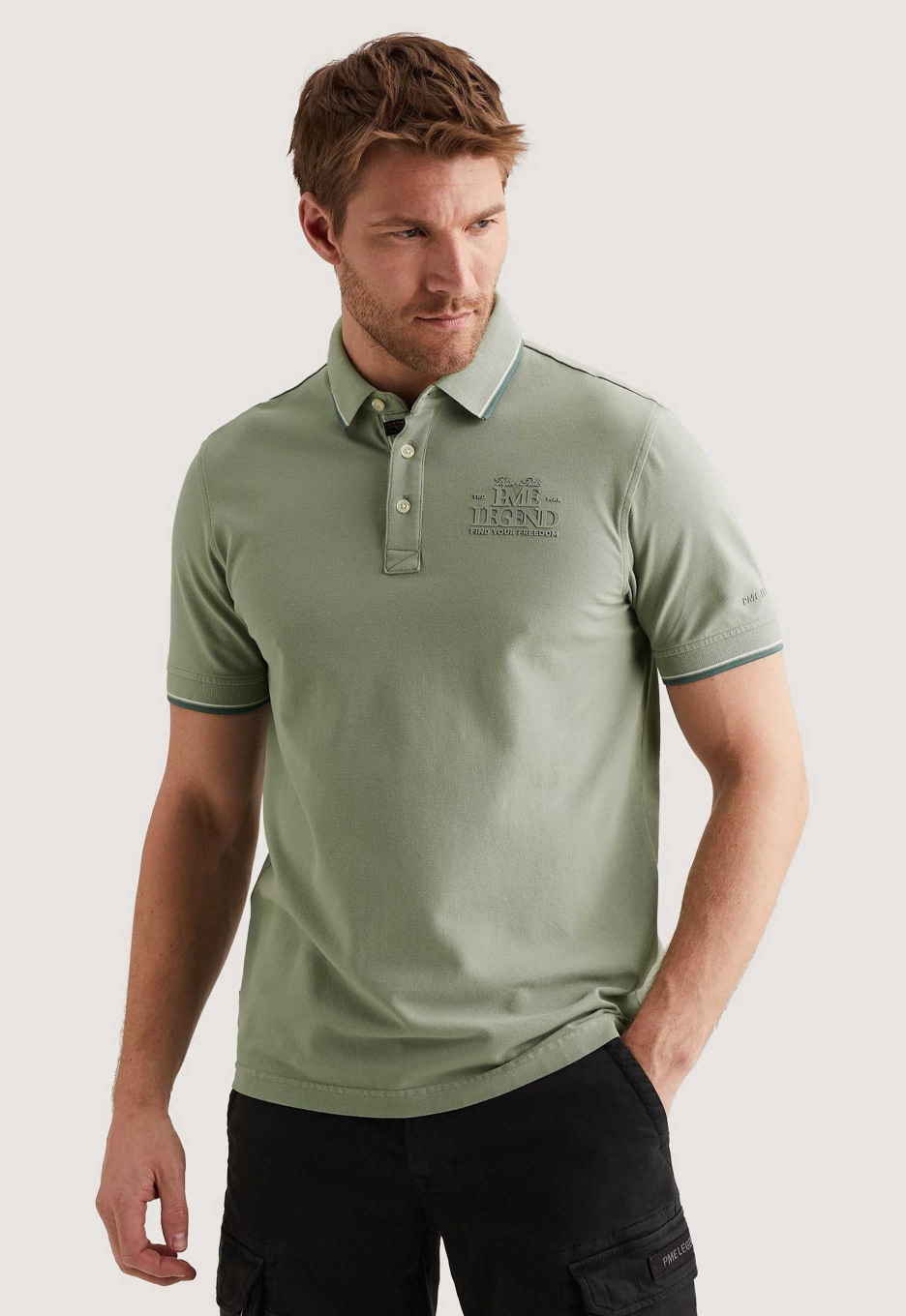PME Legend Piqué Artwork Polo