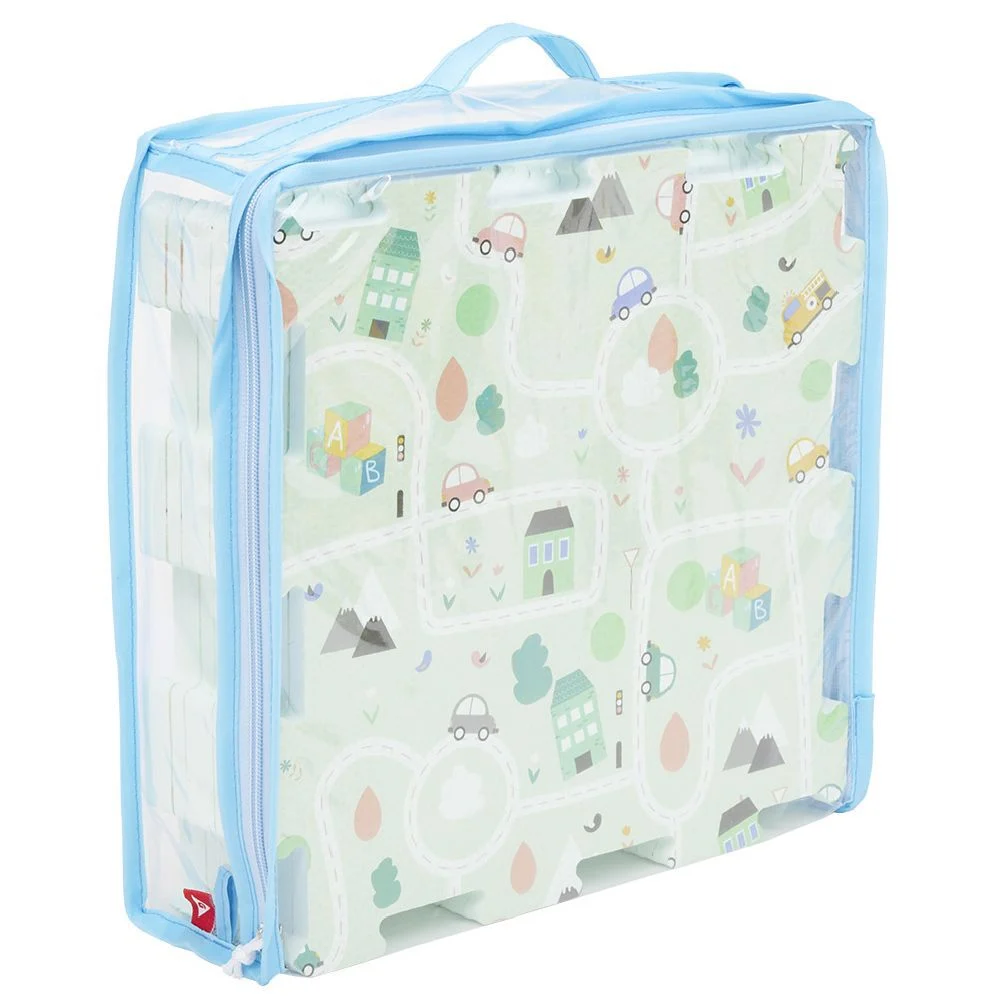 Tapis puzzle mousse imprimé 90x90 cm