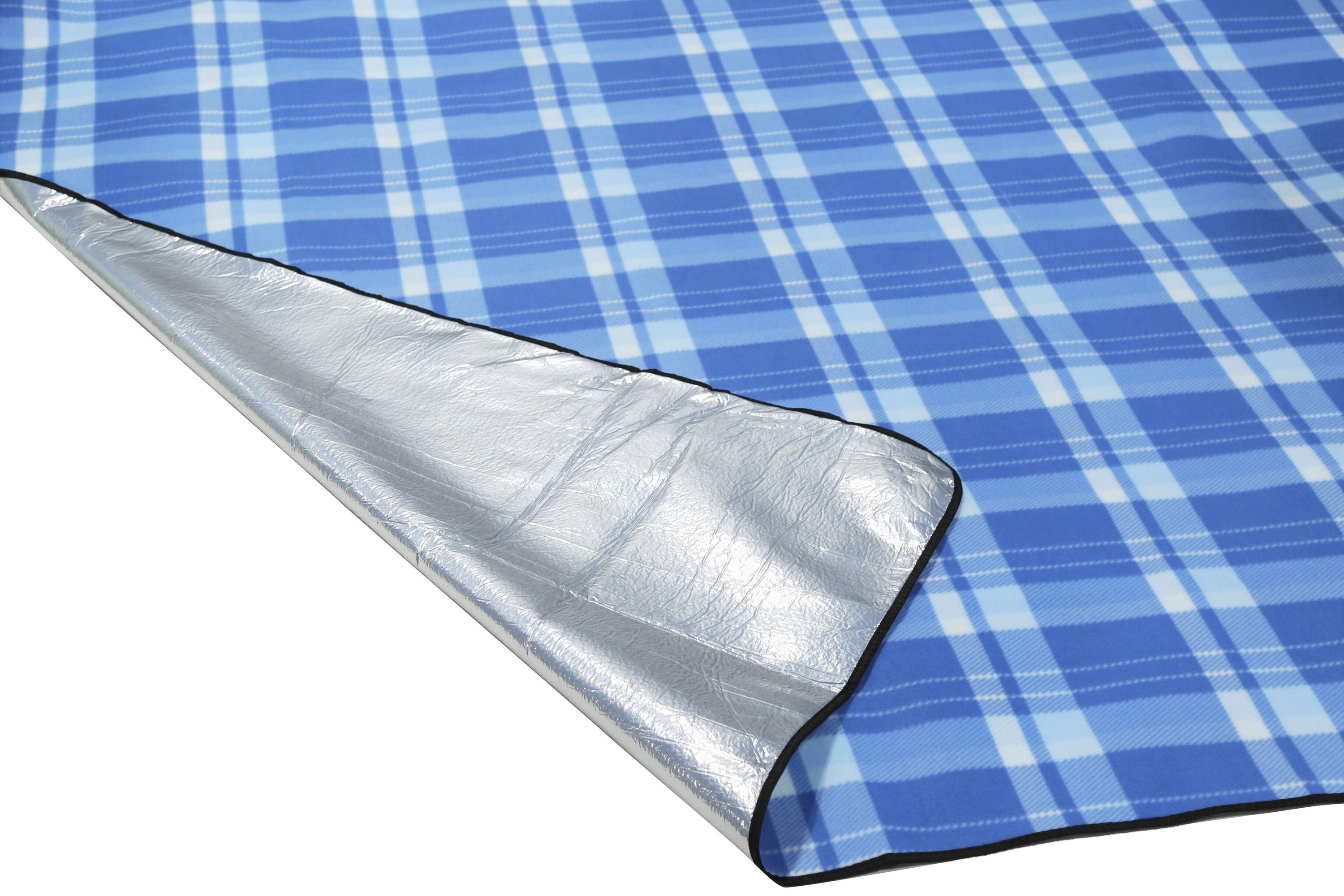 Picknickdecke 200 x 145 cm blau