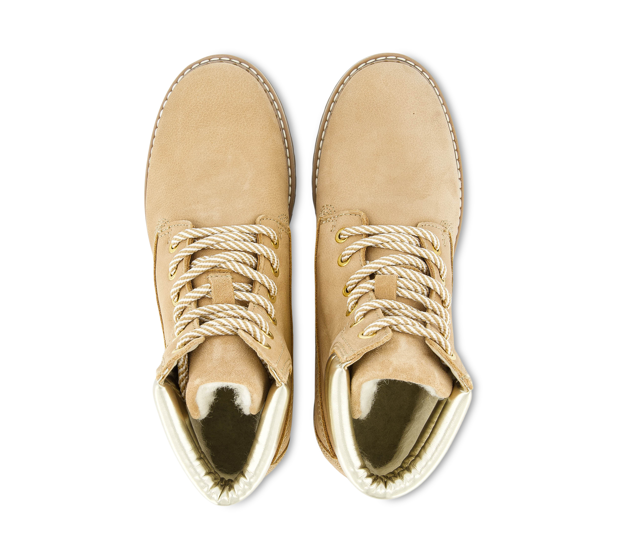 Tamaris Schnürstiefel beige/taupe
