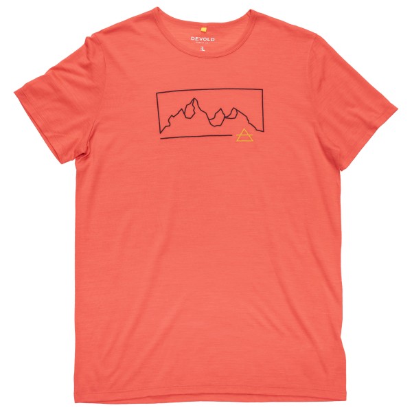 Devold - Active Outline Tee - Haut en mérinos