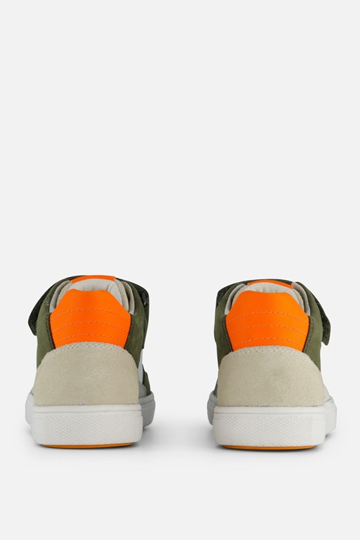 Muyters Velcro Sneakers groen Leer