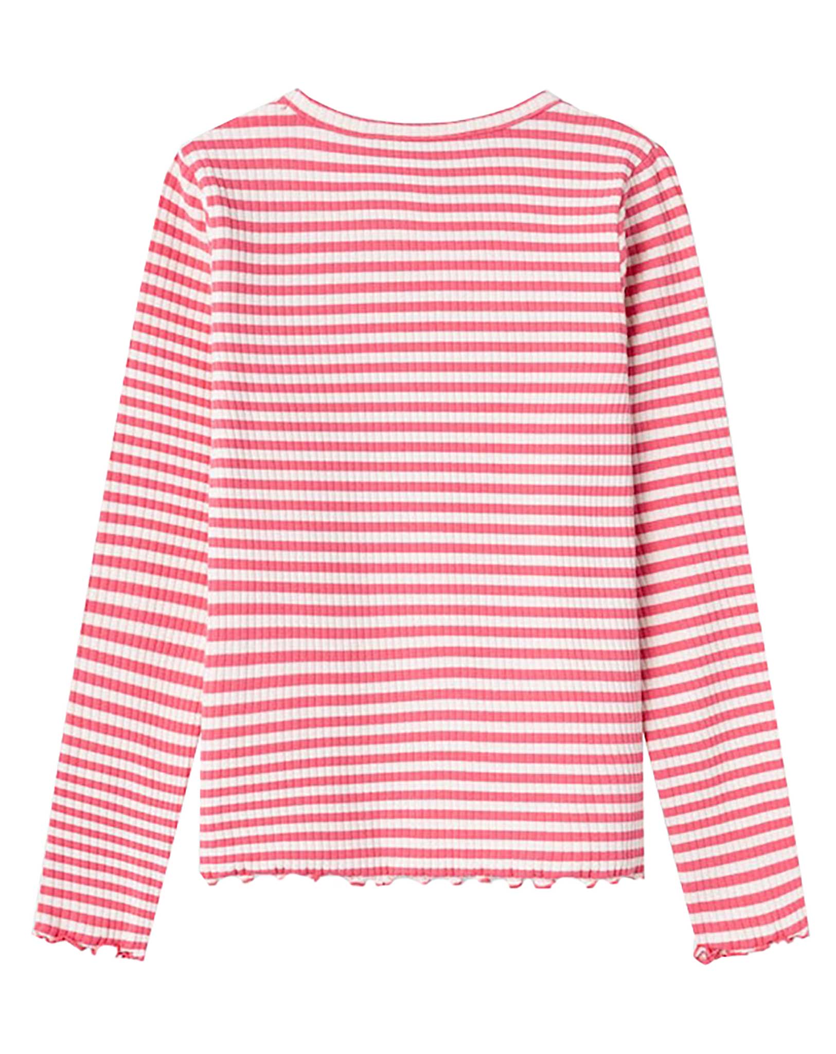 Langarmshirt NKFVEMMA STRIPES in camellia rose