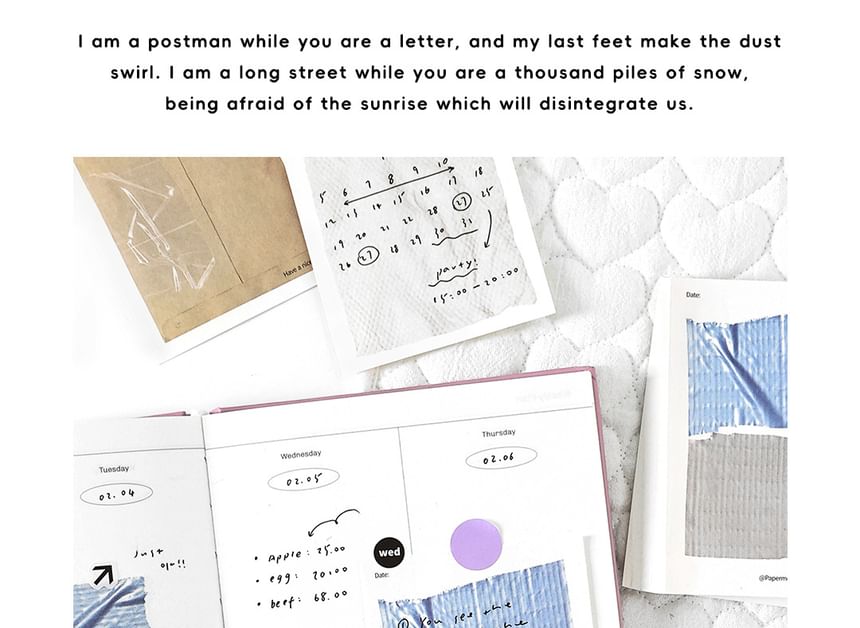 pinkjuava - Stationair print memoblok (verschillende ontwerpen)