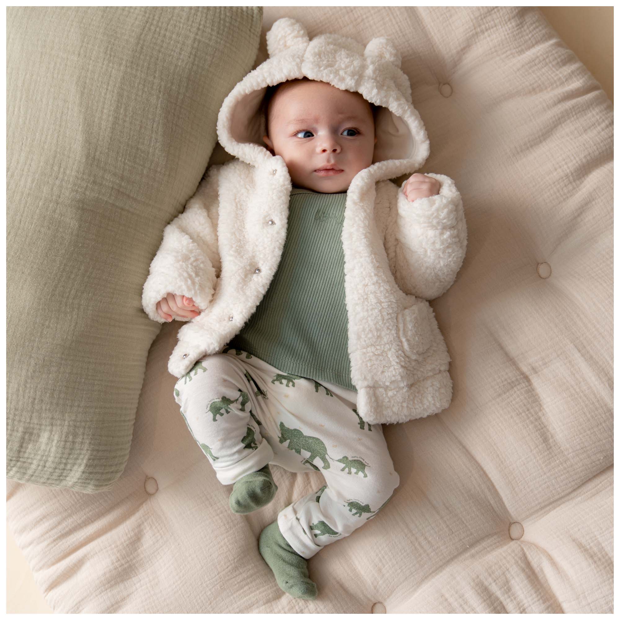 Prénatal newborn sokken 3 paar   groen