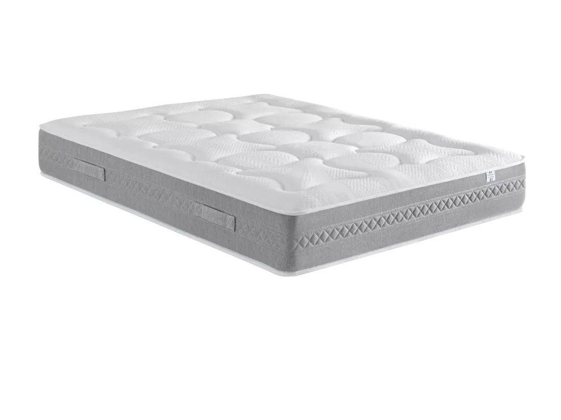 Matelas 100% latex Attraction 90x200 - 7 zones de confort - 23cm - Confort moelleux