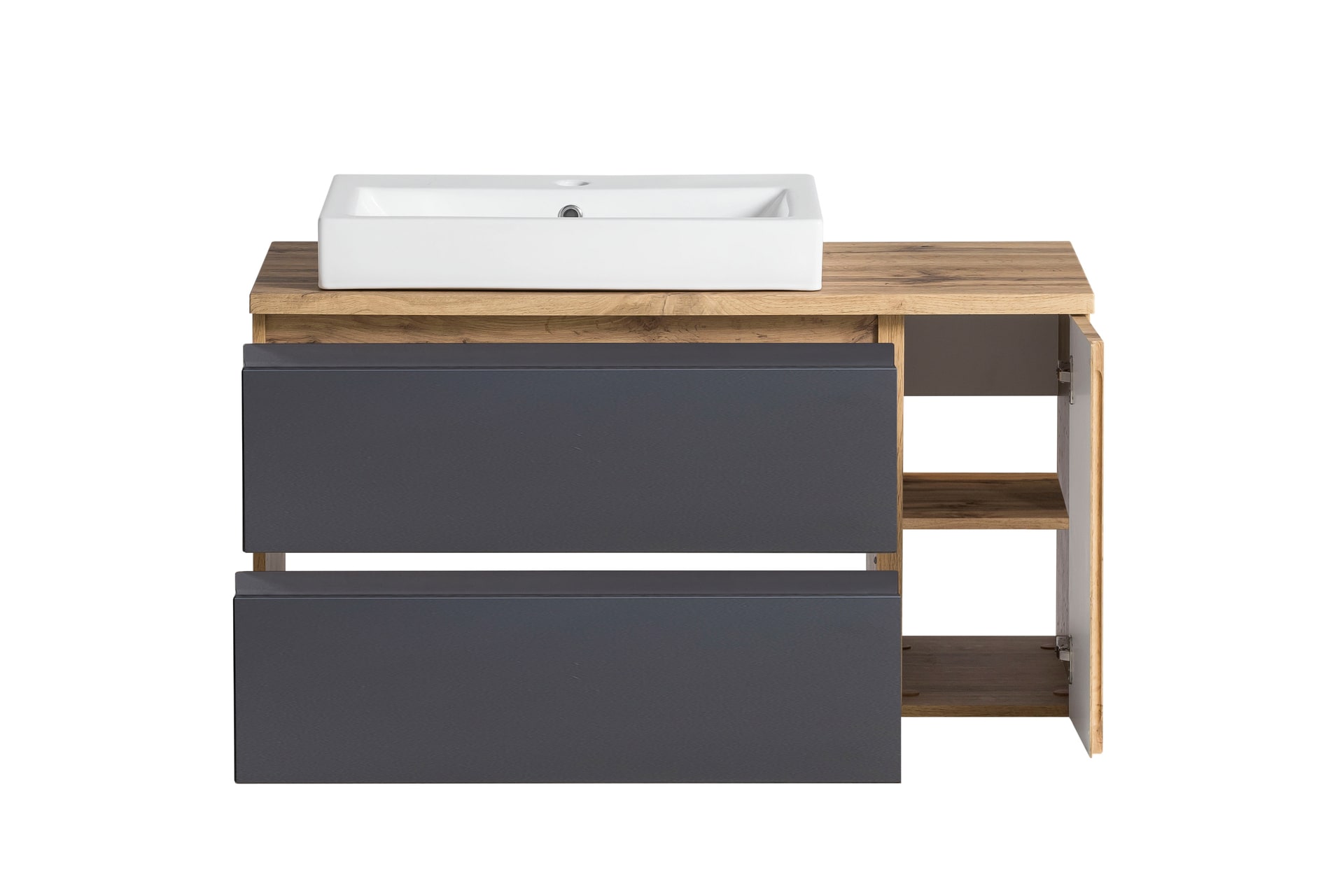 Bad-Waschtischkombination GENT grau 105cm