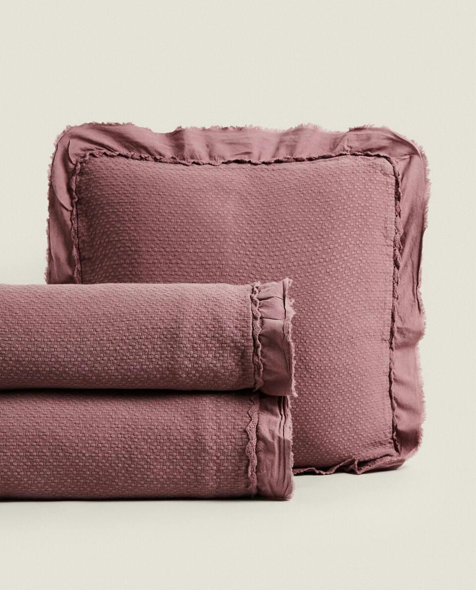 Colcha infantil de crochê jacquard